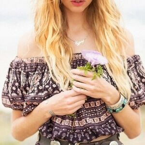 Spell GYPSIANA Off-Shoulder Blouse L